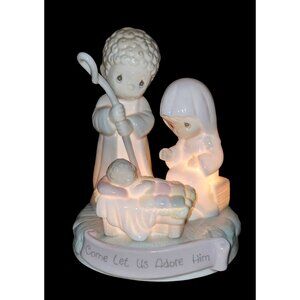 Precious Moments Nativity Lamp Night light Christmas Or Daily Decor